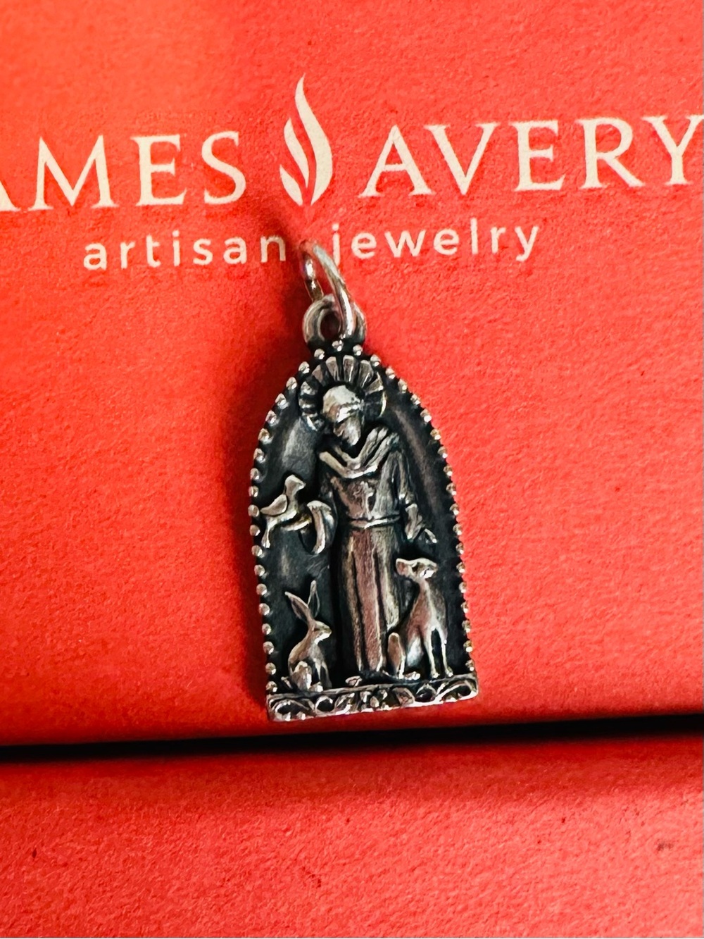 RETIRED James Avery Saint Francis charm pendant